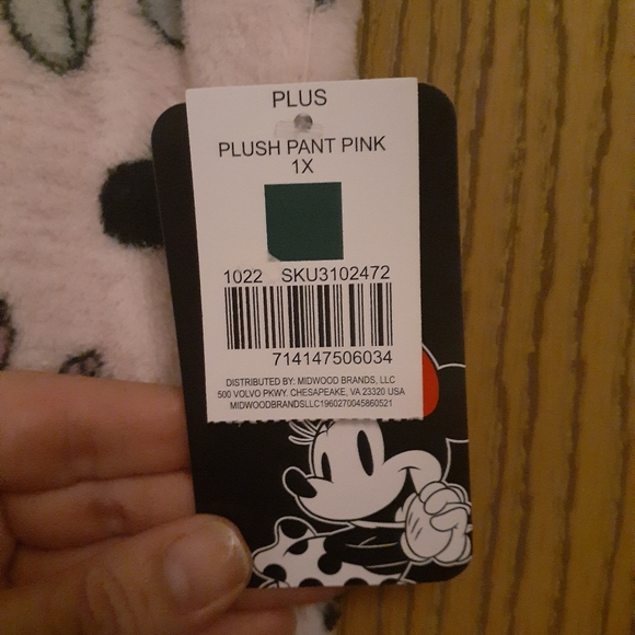 Nwt never worn Disney minnie mouse pink pajama pants 1x - Picture 2 of 3